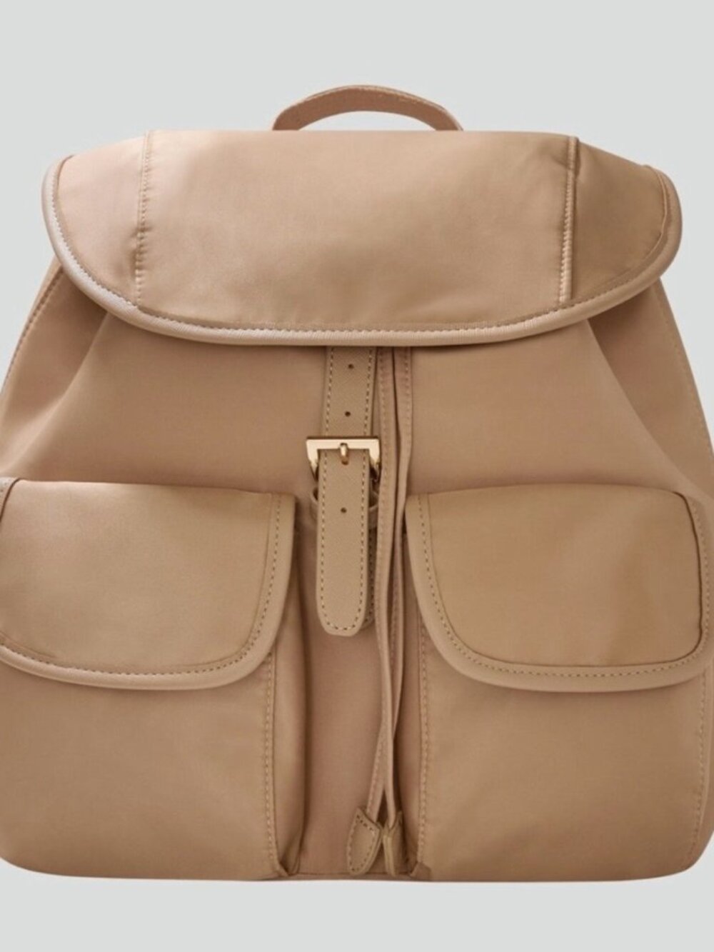 NWT Year of Ours Neutral Beige Women's Backpack Tote - Stylish Everyday Bag